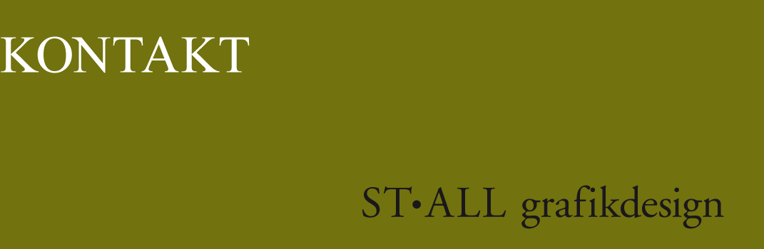 St.All grafikdesign - Kontakt